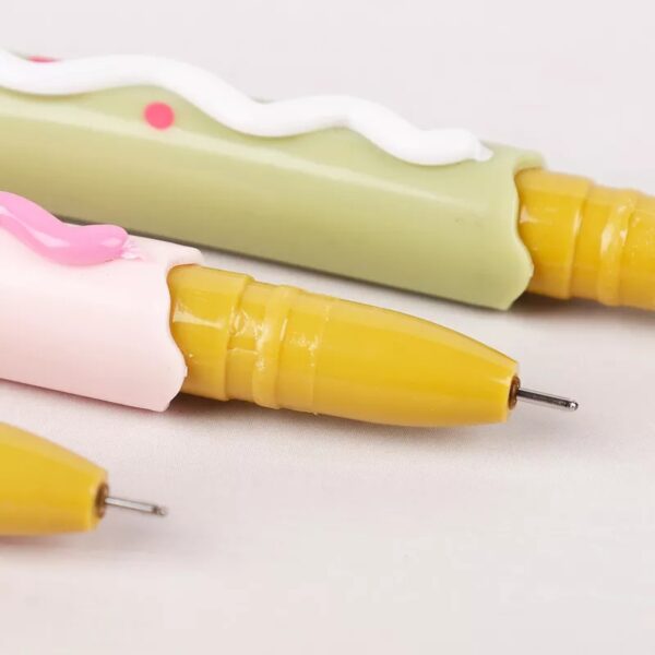 Biscuit Gel Pen Cute Lifelike Biscuit Stick Kawaii Cookie Gel Pen - Image 5