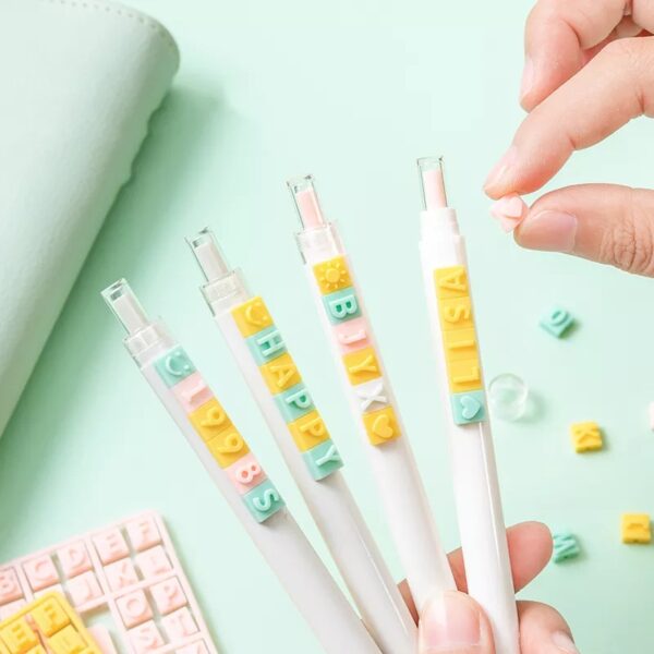 Alphabet Colorful Letter Pen Set - Image 5