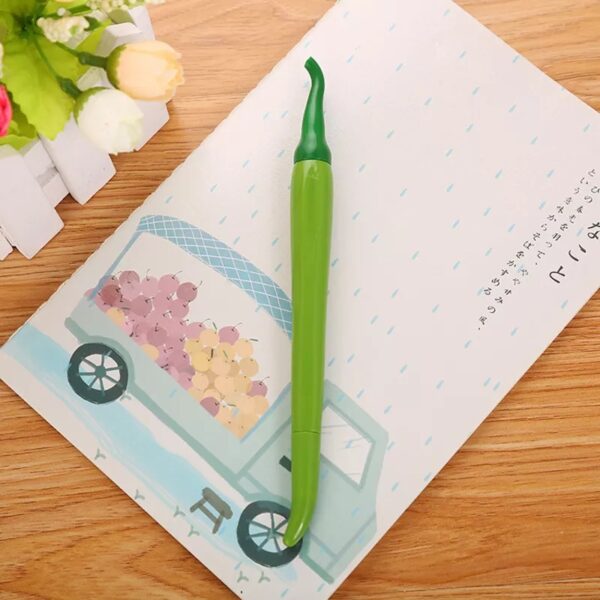 Chili Paprika Cute Cartoon Kawaii Chili Paprika Vegetables Pen Creative School Office Gel Pens Gift Supplies Stationery - Image 5