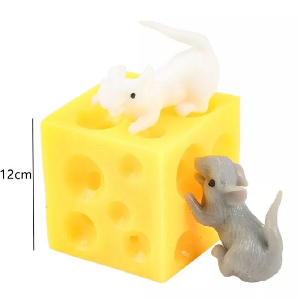 Funny 2 Mouse and Cheese Block - Image 2