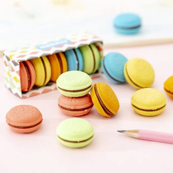 Macaron Rubber Pencil Eraser - Image 2