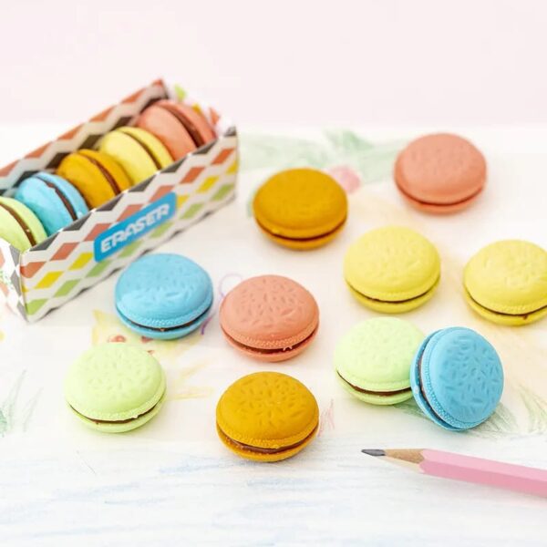 Macaron Rubber Pencil Eraser