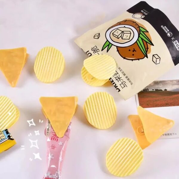 Cute Chip Clips Snack Fresh Food Storage Bag Clip Kitchen Bread Packaging Sealer School Paper Document Sealing Clamp - Image 4