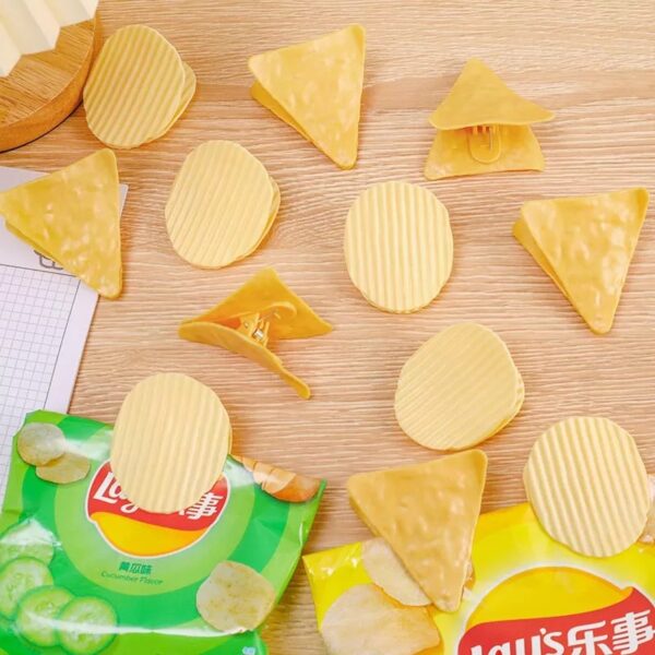 Cute Chip Clips Snack Fresh Food Storage Bag Clip Kitchen Bread Packaging Sealer School Paper Document Sealing Clamp - Image 5