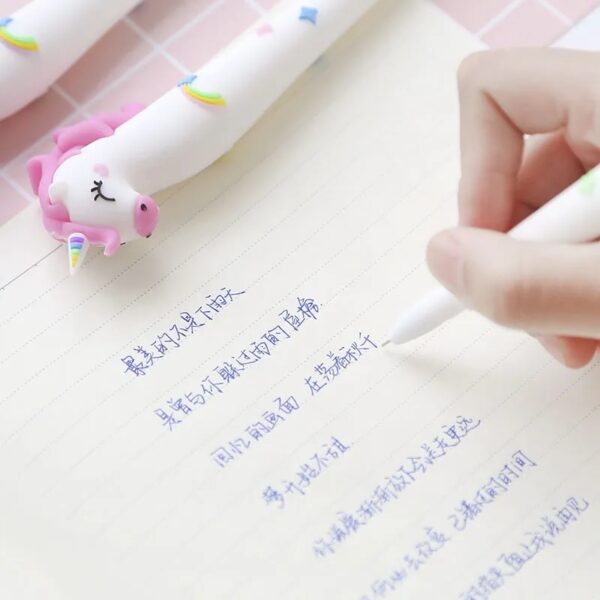 UNICORN Korean Creative Rainbow Unicorn Cute Lovely Gel Pen - Image 2