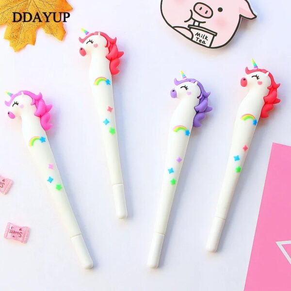 UNICORN Korean Creative Rainbow Unicorn Cute Lovely Gel Pen - Image 5