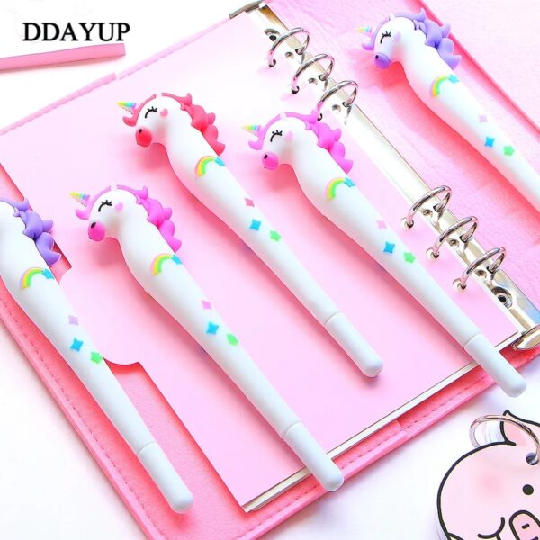 UNICORN Korean Creative Rainbow Unicorn Cute Lovely Gel Pen - Image 6