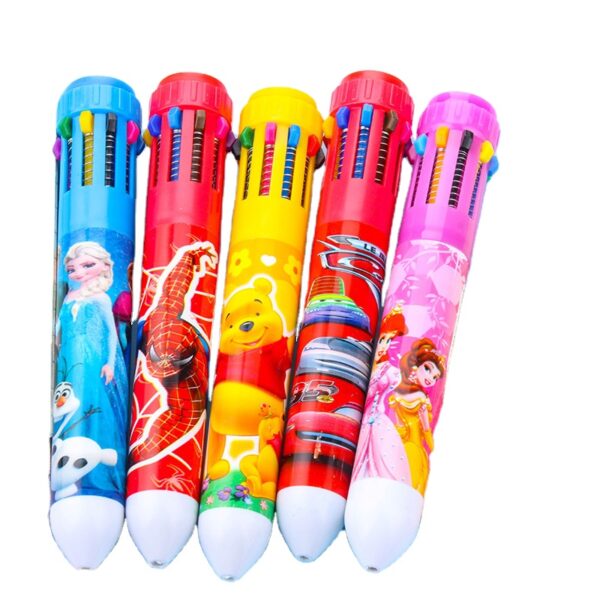 10 in 1 Multi Color pen 10 Ink Refill in one Pen