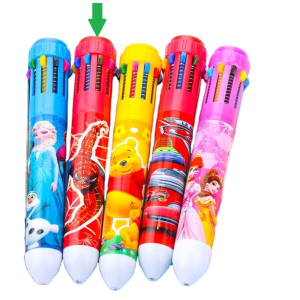 10 in 1 Multi Color pen 10 Ink Refill in one Pen - Image 7