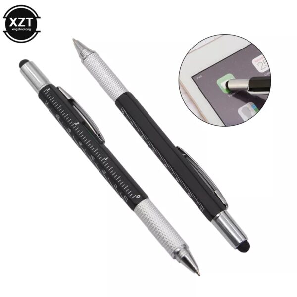 ENGENIER 7 in1 Multifunction Ballpoint Pen with Modern Handheld Tool Measure Technical Ruler Screwdriver Touch Screen Stylus Spirit Level - Image 4