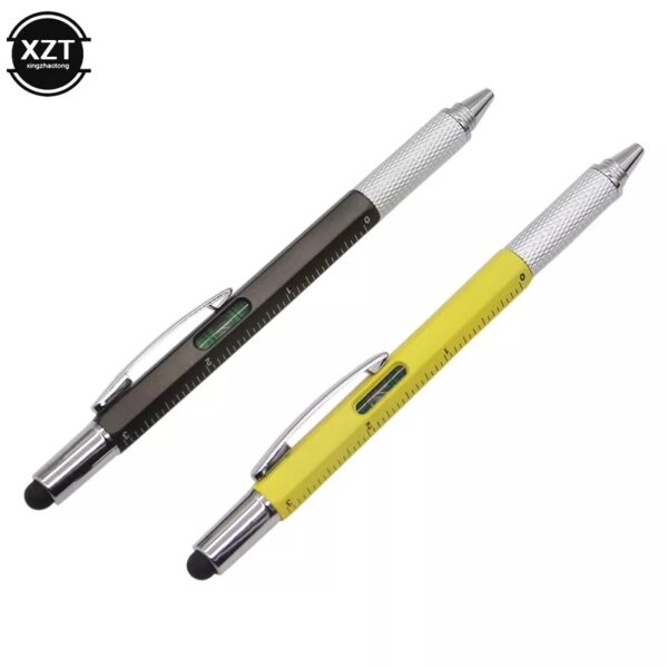 ENGENIER 7 in1 Multifunction Ballpoint Pen with Modern Handheld Tool Measure Technical Ruler Screwdriver Touch Screen Stylus Spirit Level - Image 5