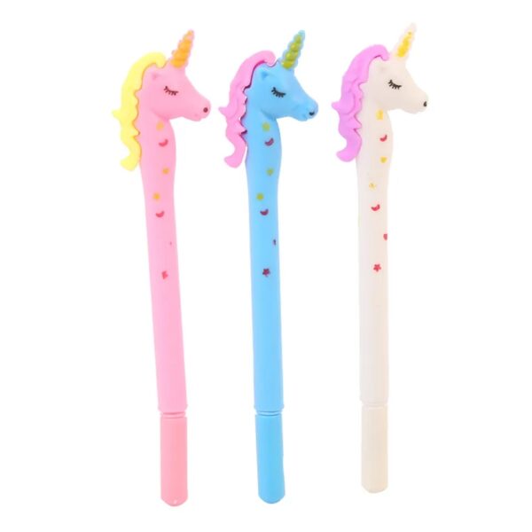 UNICORN Cartoon Star Spot Unicorn 0.5mm Black Signature Pen Student Writing Gel Pen Cartoon Printing Office Stationery - Image 4