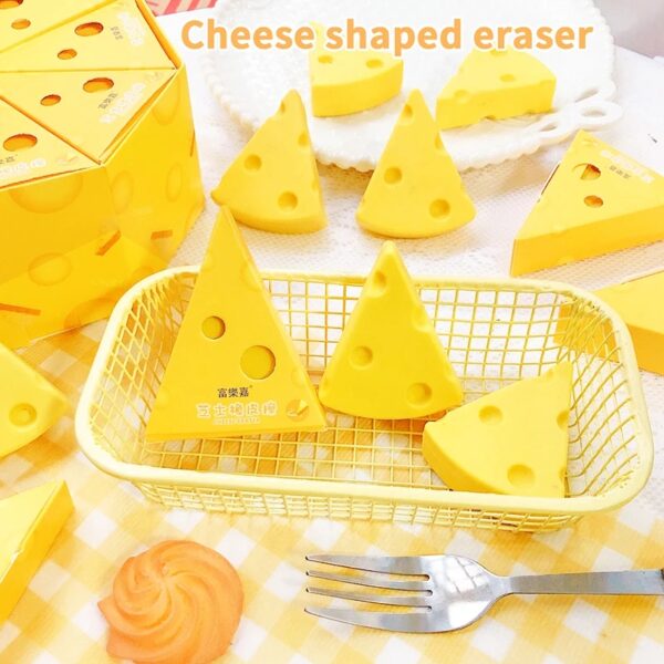 Cheese Erasers