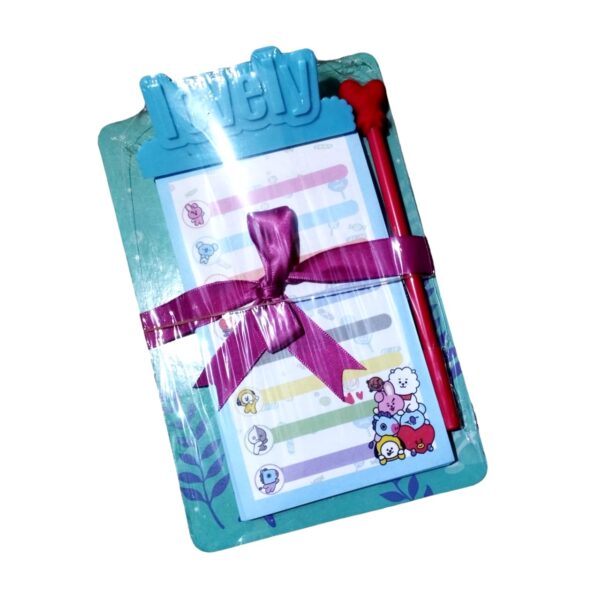 Clip Board Diary with Pen - Image 3