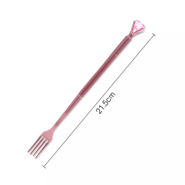 KITCHEN Piese Lytwtw's Stationery Kawaii Diamonds Cute Lovely Candy Comb Spoon Gel Pen Office Creative Gift Sweet Pretty Funny Pens - Image 2