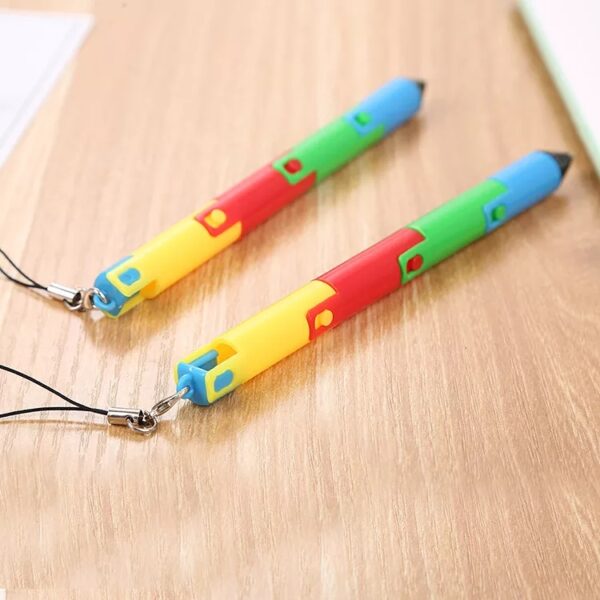 Foldable Cute Pen Plastic Ballpoint Pen - Image 2