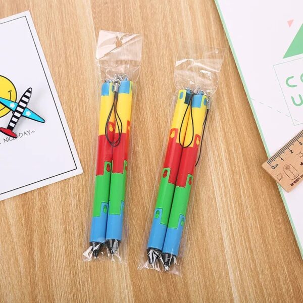 Foldable Cute Pen Plastic Ballpoint Pen - Image 4