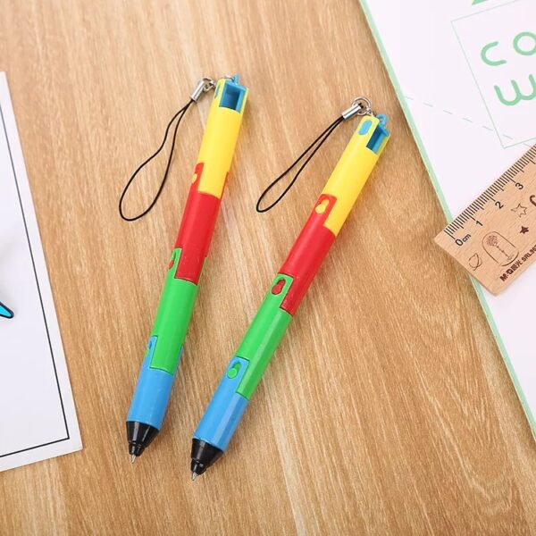 Foldable Cute Pen Plastic Ballpoint Pen - Image 5