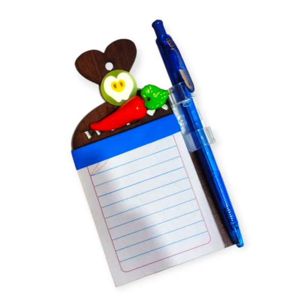 fridge Note Pad Pen Magnetic - Image 2