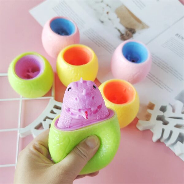 Funny Squishy Cute Antistress Squeeze Rising Toys Mouse Dino Plain Puppet Toy - Image 2