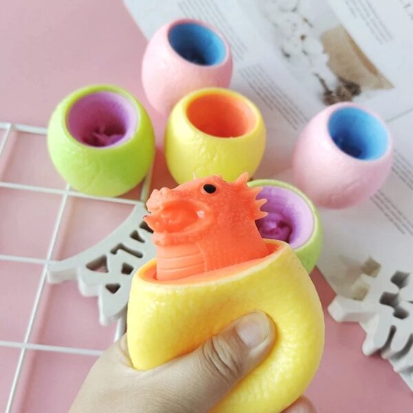 Funny Squishy Cute Antistress Squeeze Rising Toys Mouse Dino Plain Puppet Toy