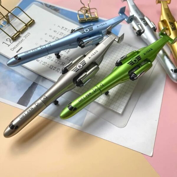 HELICOPTER A-18AS Original special combat helicopter modeling gel pen model fighter cap-capped students with children's transformable toys - Image 3