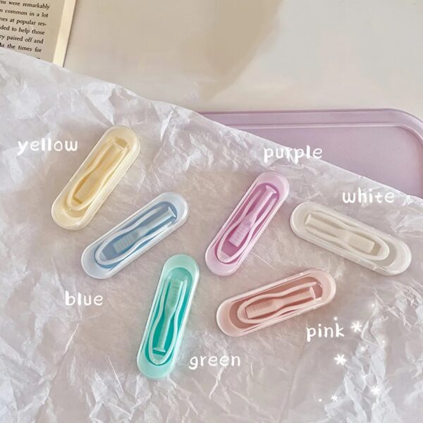 Contact Lens Case Applicator Colour HQ Box Remover Set Wearing Stick Inserter Soft Tip Tweezers Hygienic Case Makeup Tool Colour Box - Image 4