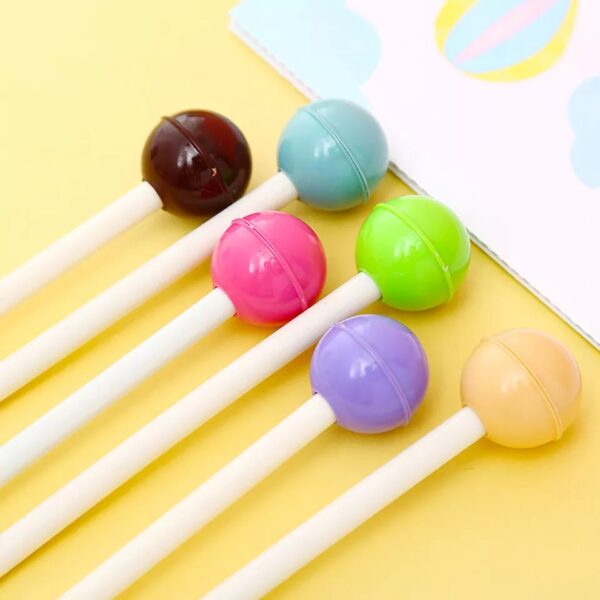 LOLLI POP Japanese Pretty Kawaii Lollipop Candy Gel Pen Cute Blue Stationery School Supply Kawai Stationary Office Accessory Lovely Thing - Image 4