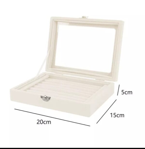 Jewellery Case Storage Box Glass - Image 3