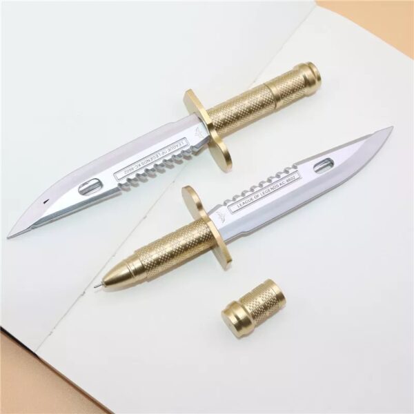 KNIFE Fax dagger gel pen School student holiday gift pen Creative school - Image 6