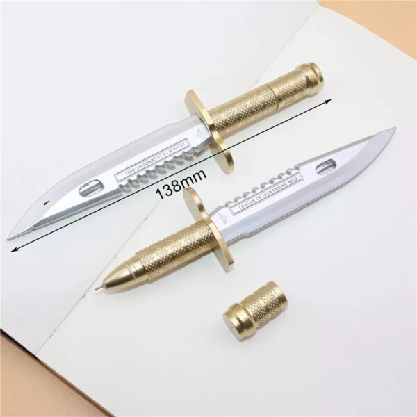 KNIFE Fax dagger gel pen School student holiday gift pen Creative school