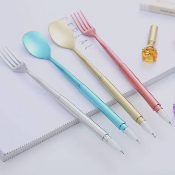 KITCHEN Piese Lytwtw's Stationery Kawaii Diamonds Cute Lovely Candy Comb Spoon Gel Pen Office Creative Gift Sweet Pretty Funny Pens - Image 12