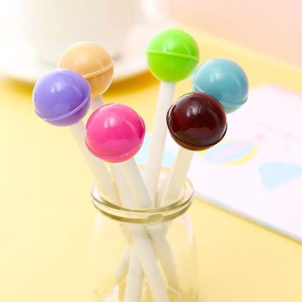 LOLLI POP Japanese Pretty Kawaii Lollipop Candy Gel Pen Cute Blue Stationery School Supply Kawai Stationary Office Accessory Lovely Thing - Image 12