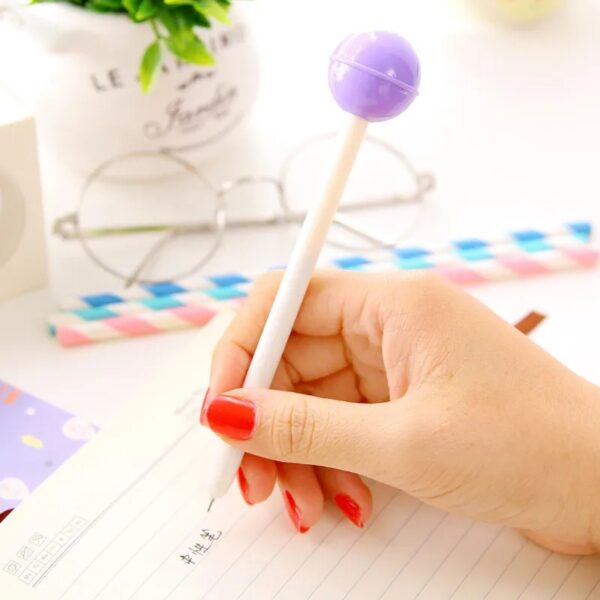 LOLLI POP Japanese Pretty Kawaii Lollipop Candy Gel Pen Cute Blue Stationery School Supply Kawai Stationary Office Accessory Lovely Thing - Image 13