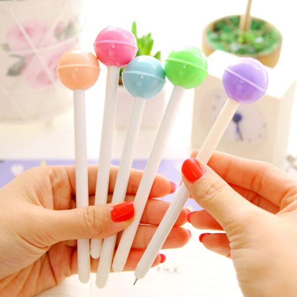 LOLLI POP Japanese Pretty Kawaii Lollipop Candy Gel Pen Cute Blue Stationery School Supply Kawai Stationary Office Accessory Lovely Thing - Image 14