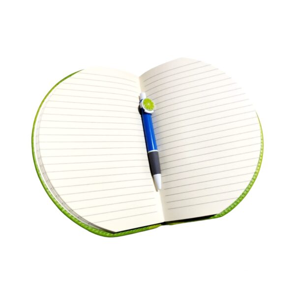 Lime 3D notebook and pen set - Image 2