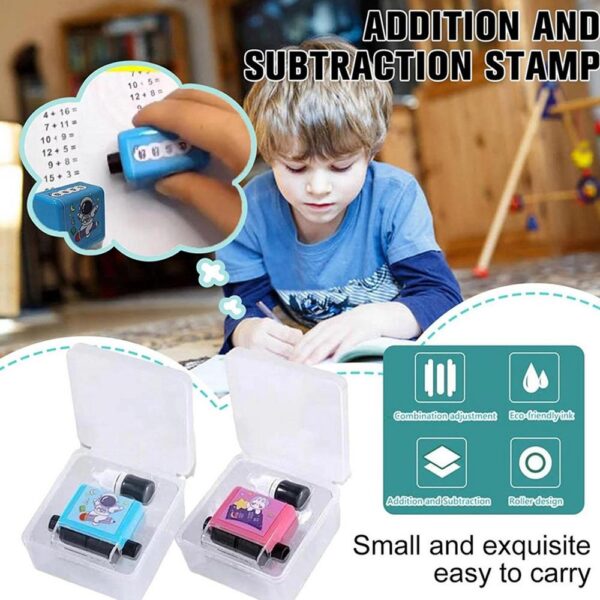 Kids Math Roller Stamps