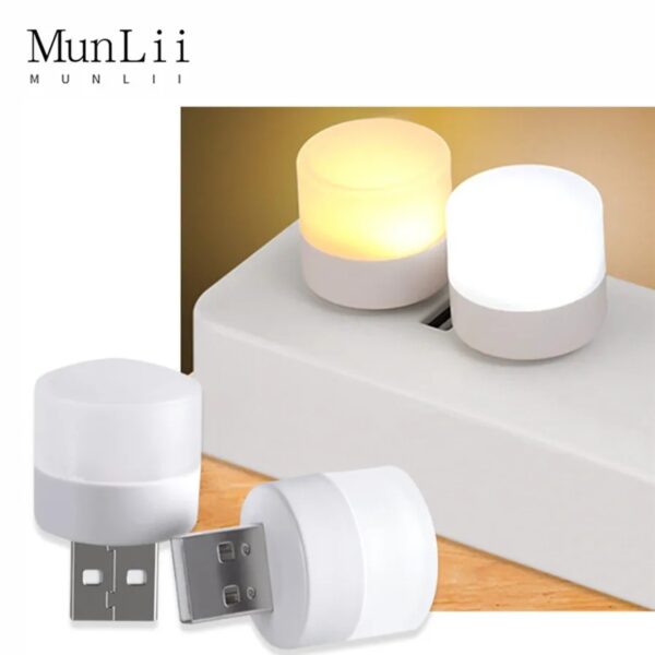 Mini Portable LED Book Lights USB Extender Multi-function Plug-and-Play Reading Lamp Power Bank PC - Image 4