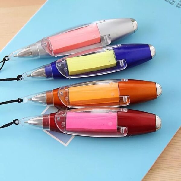 NOTE PAPER Multifunctional Ballpoint Pen Note Paper Lamp Ballpen - Image 6