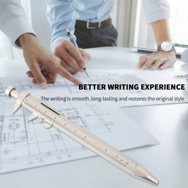 VERNIER CALIIPER Multifunctional Unisex Ink Pen Vernier Calipers Ballpoint Peninsula Stationery Perimeter Calipers