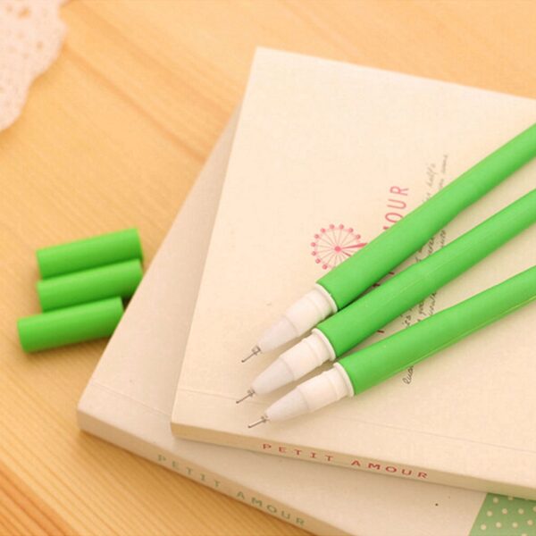 FLOWERS New Style Popular Stationery Gift Lovely Flowers Grass Gel Pen Sign Pen - Image 3