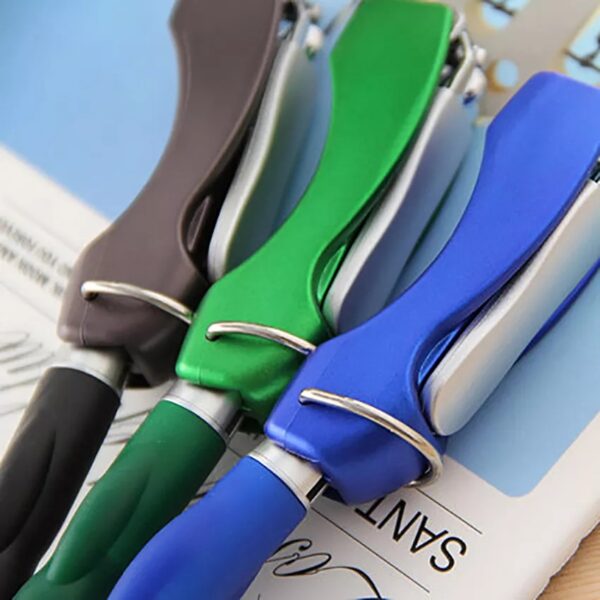 NAIL CLIPPERS Protable Key Chain Ballpoint Pen Folding Metal Nail Clippers Ballpoint Pens - Image 4