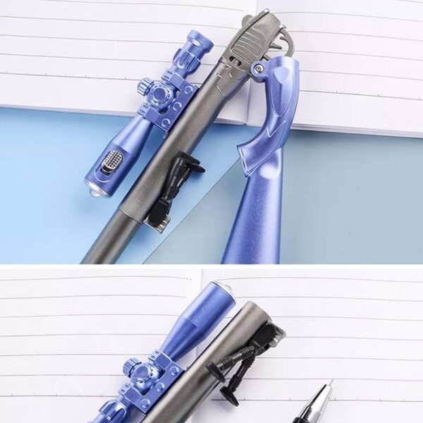 Sniper Rifle Gel Pen Wtih Torch Creative Survival Game Gun Toy Gel Pens - Image 4