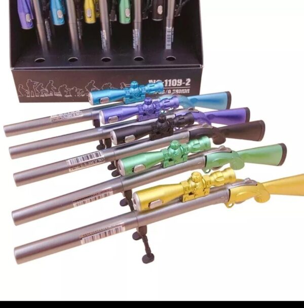 Sniper Rifle Gel Pen Wtih Torch Creative Survival Game Gun Toy Gel Pens - Image 5