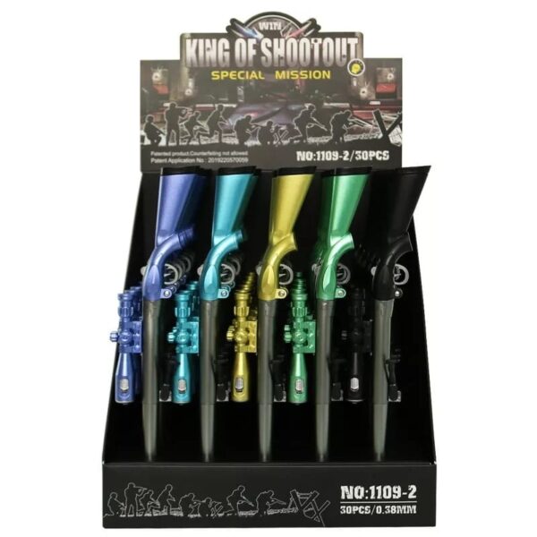 Sniper Rifle Gel Pen Wtih Torch Creative Survival Game Gun Toy Gel Pens - Image 7
