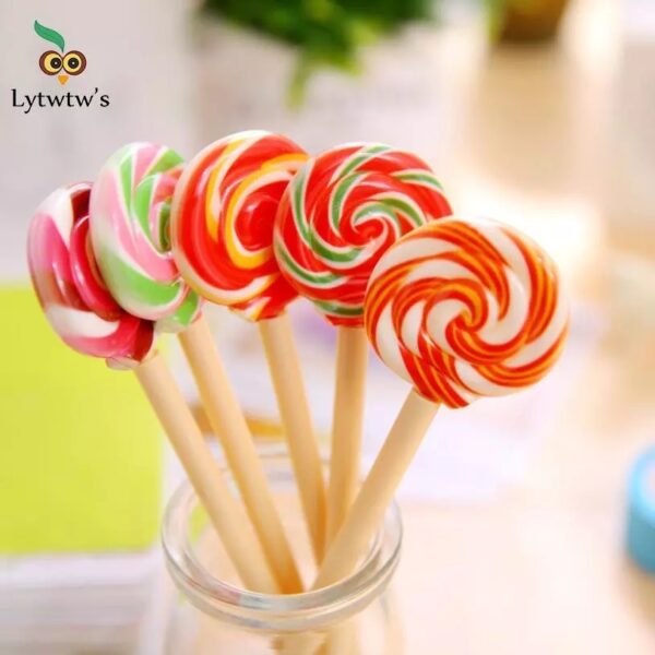 LOLLI POP Ballpoint Pen Creative Cute Lollipop Sweet Candy - Image 6