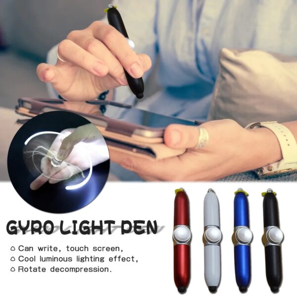 Spining Bright luminous pen LED ROTATING COLOURS - Image 4