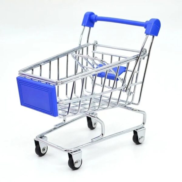 Miniature Mart Trolly Model Supermarket Shopping Cart Baby House Accessories OB11 Mini Cart BJD Scene Dollhouse Decoration - Image 5