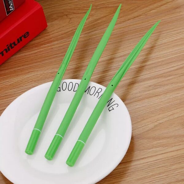 GRASS Tiny Green Grass Gel Pen Blade Grass Potting Decoration - Image 6