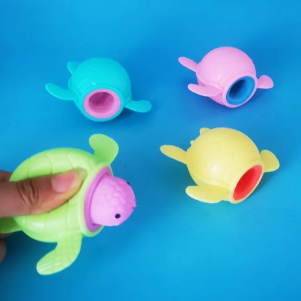 Funny Squishy Cute Antistress Squeeze Rising Toys Mouse Turtle Puppet Toy - Image 2